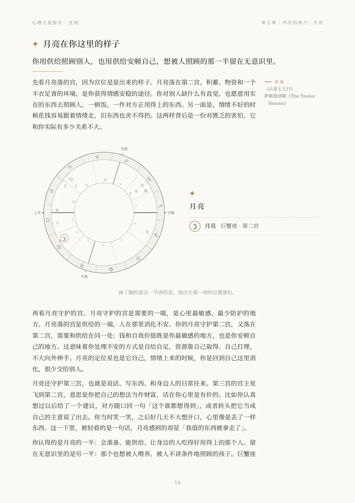 心理占星报告样稿第 6 页